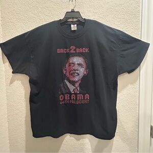 Barack Obama 44Th President Of The United States BLING T-Shirt Men's Size 3XL